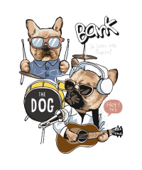 Pugs Rockeros y Patriotas